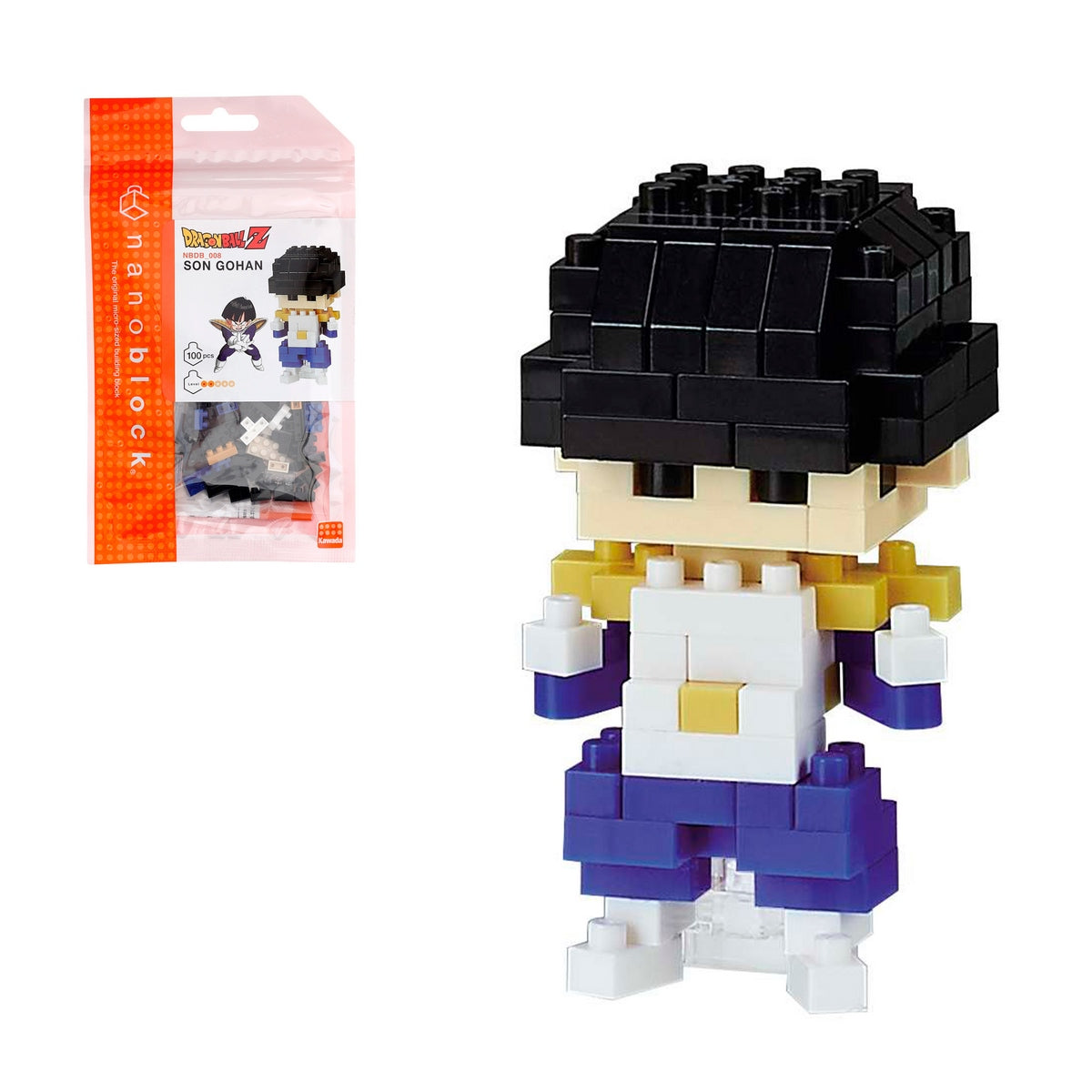 Figura Nanoblock Serie Dragon Ball Z De Bandai - Son Gohan